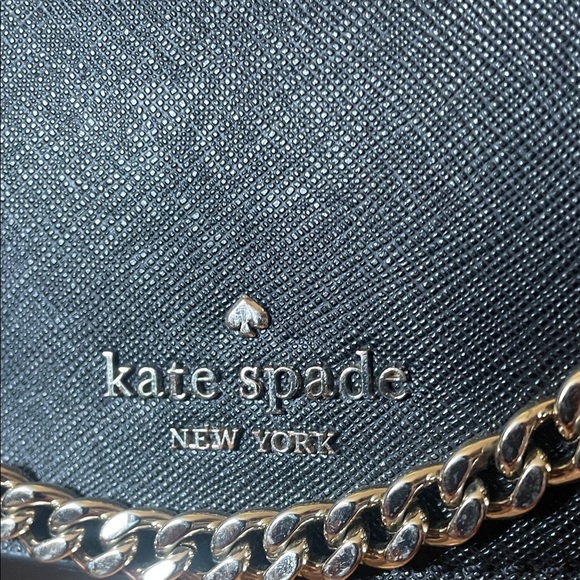 kate spade Black Laurel Way Crossbody with Gold Chain - Picture 2 of 7